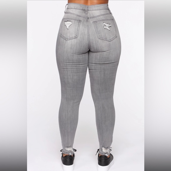 Mysterious Gal Jeans - Grey - Picture 4 of 10